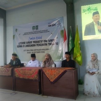 STIT Ibnu Sina Malang Gelar Seminar Bertema  “Literasi Waqaf Produktif dan Waqaf Bidang di Lingkungan Perguruan Tinggi Nahdlatul Ulama (NU)”