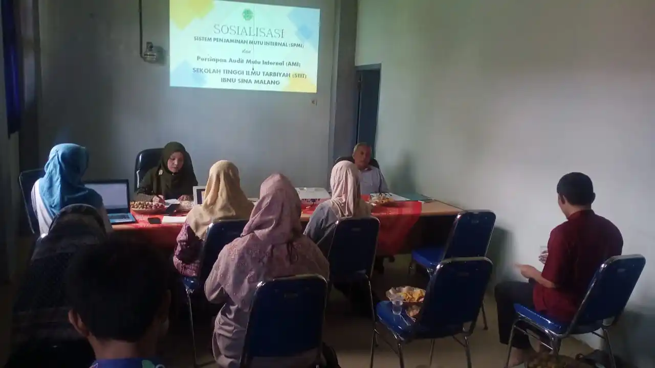 Sosialisasi Penjaminan Mutu Internal(SPMI) dan Persiapan mutu audit internal (AMI) Sekolah Tinggi Ilmu Tarbiyah (STIT) Ibnu Sina Malang